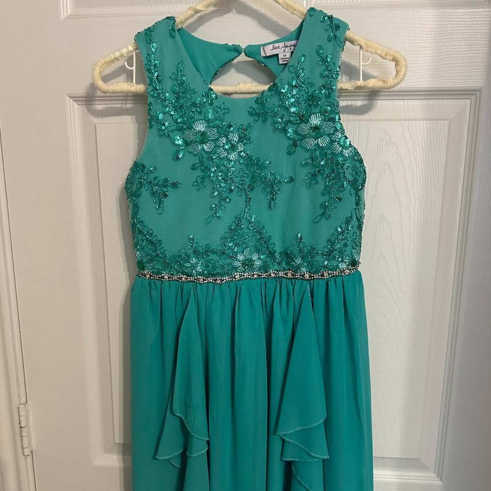 Turqouise Girls Dress